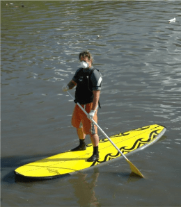 Glen Thompson on the Black River, 2011 Peninsula Paddle